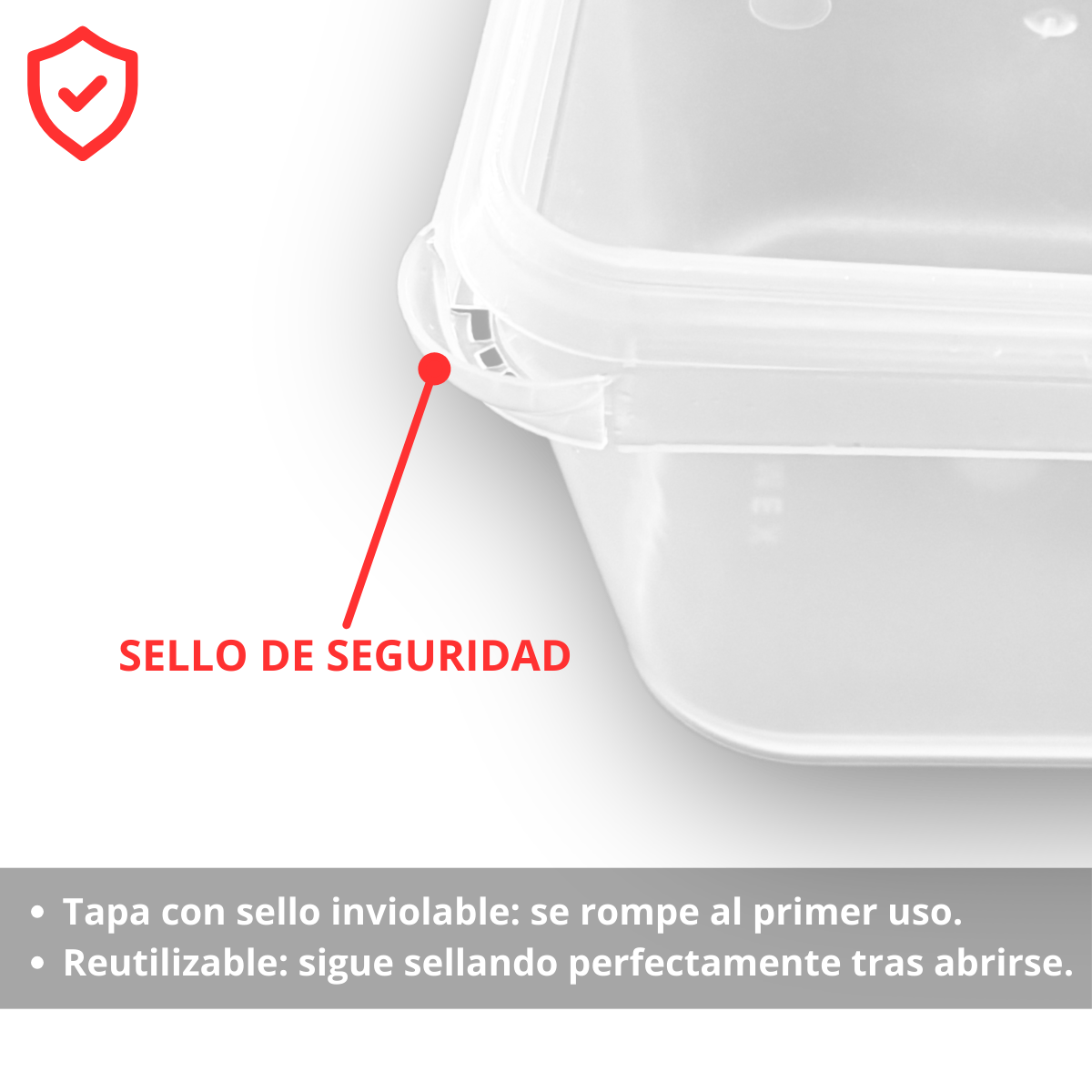 Bote cuadrado 1/2 litro