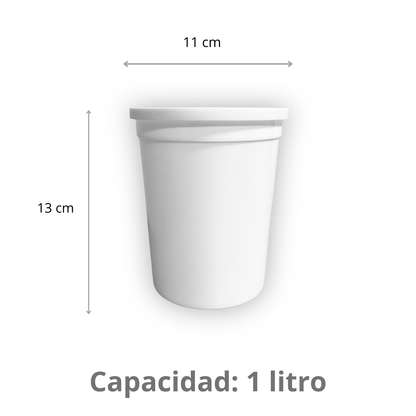 Bote redondo 1 L